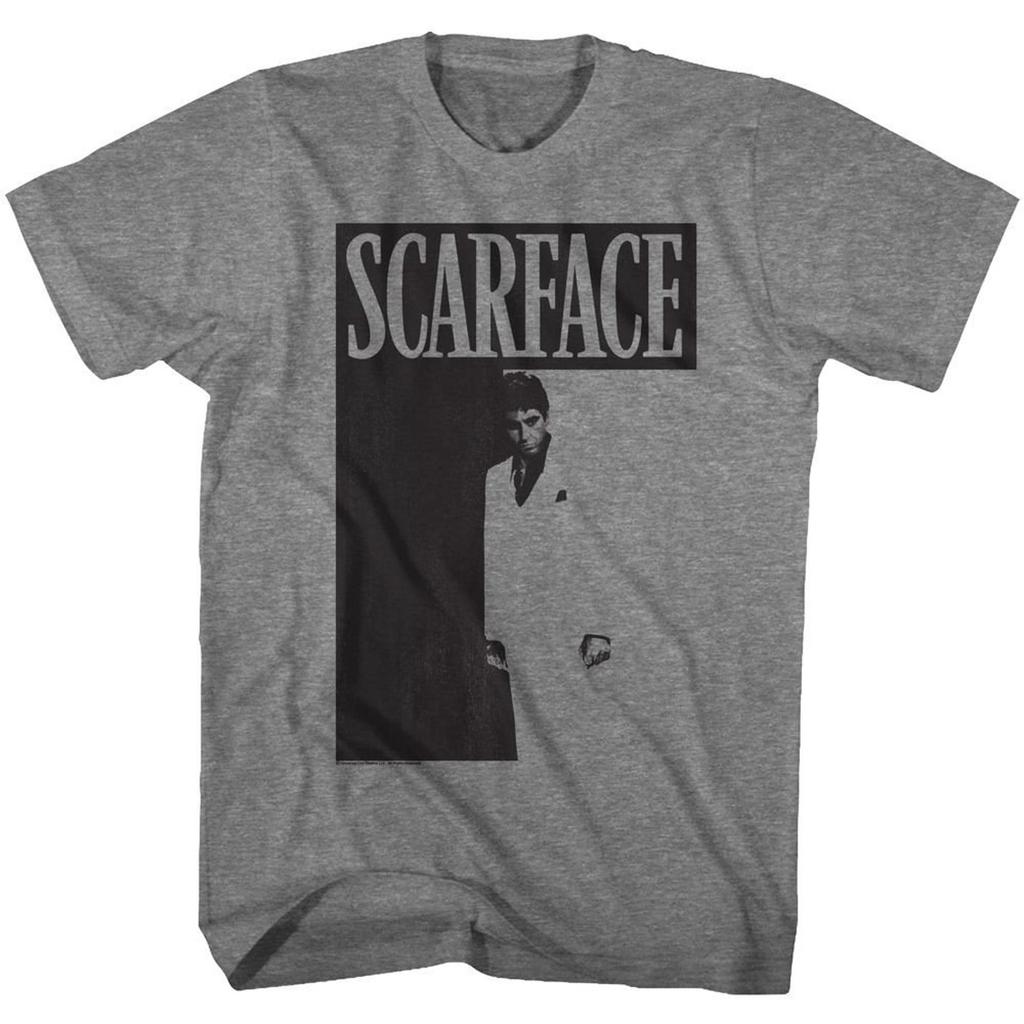 Scarface Scarface Graphite Heather Adult T-Shirt