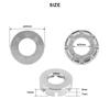 Ключ для спиц велосипеда, портативный ручной гаечный ключ для регулировки обода колеса велосипеда, 8-позиционный прочный инструмент для ремонта горного велосипеда, аксессуары для велоспорта