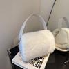 Foreign Plush Portable Small Bag Women'S Retro Fashion Messenger Bag Fashion Portable Hair Bag