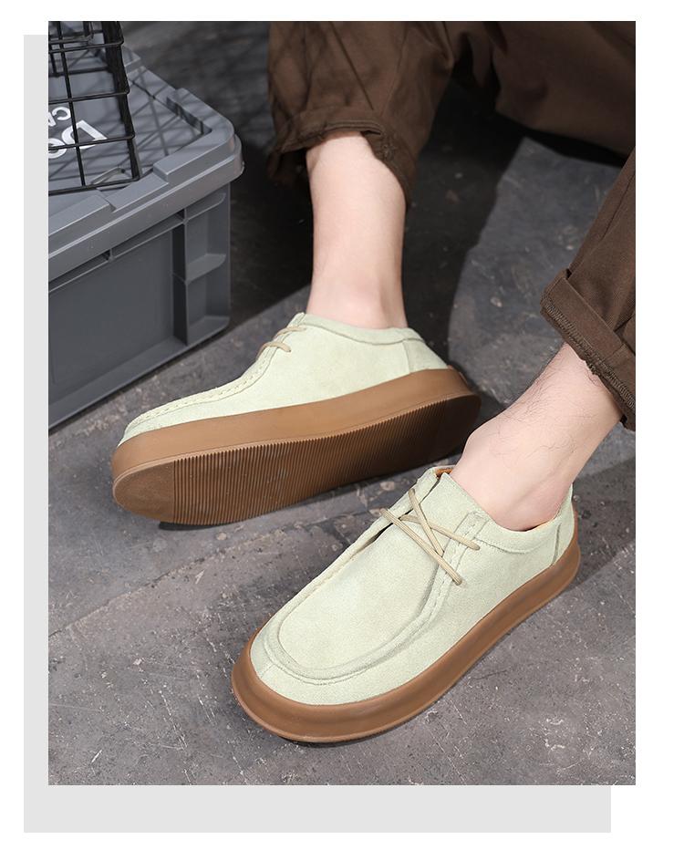 Модные мужские замшевые кроссовки на шнуровке с низким верхом, весенние дышащие удобные повседневные туфли, легкие, корейская мода для поездок на работу