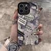 Винтажная газета для iPhone17promax16plus серебристый 15 чехол для мобильного телефона 1413 apple 12 индивидуальность