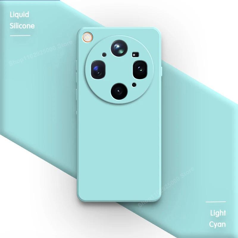 Чехол для OPPO Find X9 Ultra X9 Pro Жидкий силикон Защита объектива камеры Чехлы для телефона для OPPO Find X9 Ultra X9 Pro Мягкий чехол