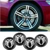 4pcs/set Upgrade Your Ride with 3D Tiger Panther Lion Head Car Wheel Center Hub Cap Emblem Stickers Cover - 2.2 Inch