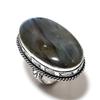 Labradorite Handmade 925 Sterling Silver Jewelry Ring Size 7 S5T23