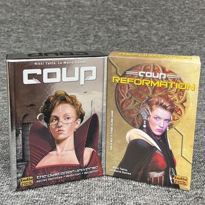Indie Boards and Cards | Coup | Карточная игра | Возраст 14+ | 2-6 игроков | Время игры 15 минут