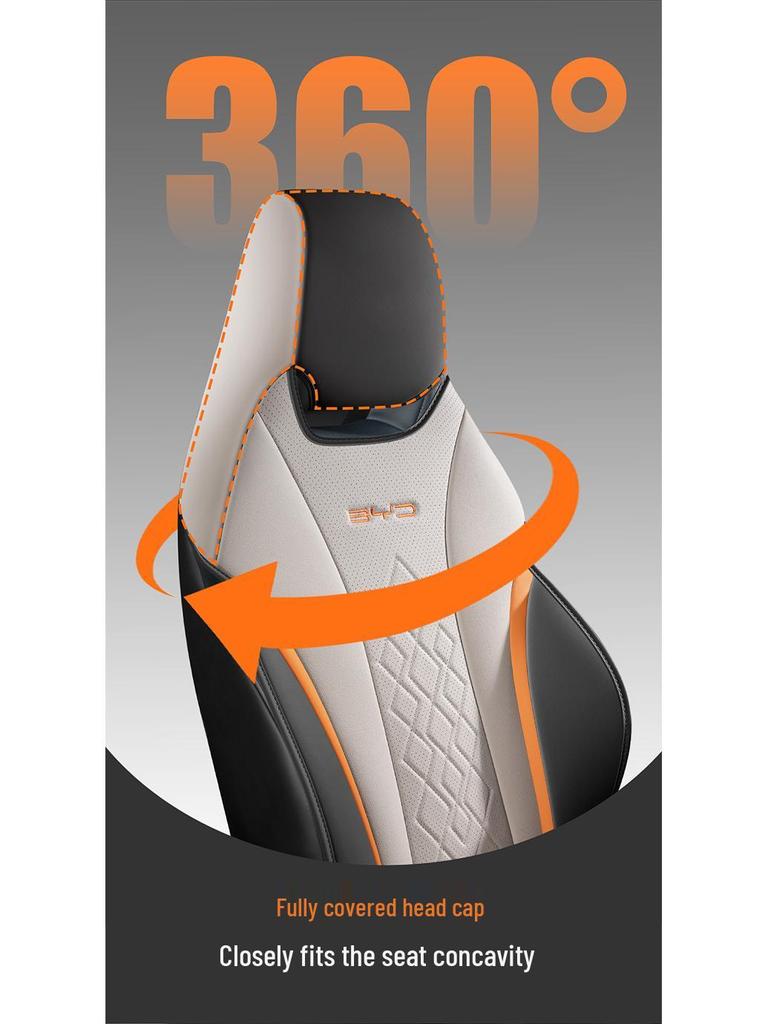 BYD Dolphin Waist-Fit Car Seat Cushion, Year-Round, Non-Binding, Non-Slip, Pure Electric 