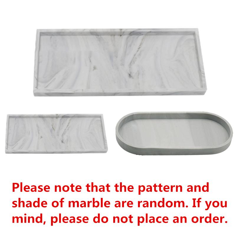 Silicone Storage Tray Thickened Shatterproof Bathroom Vanity Organizer For Jewelry Cosmetic Soap Non Slip Living Room Decor