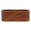 1Pc Creative Wooden Business Card Holder Case Storage Box Organizer Office Desktop Ornaments