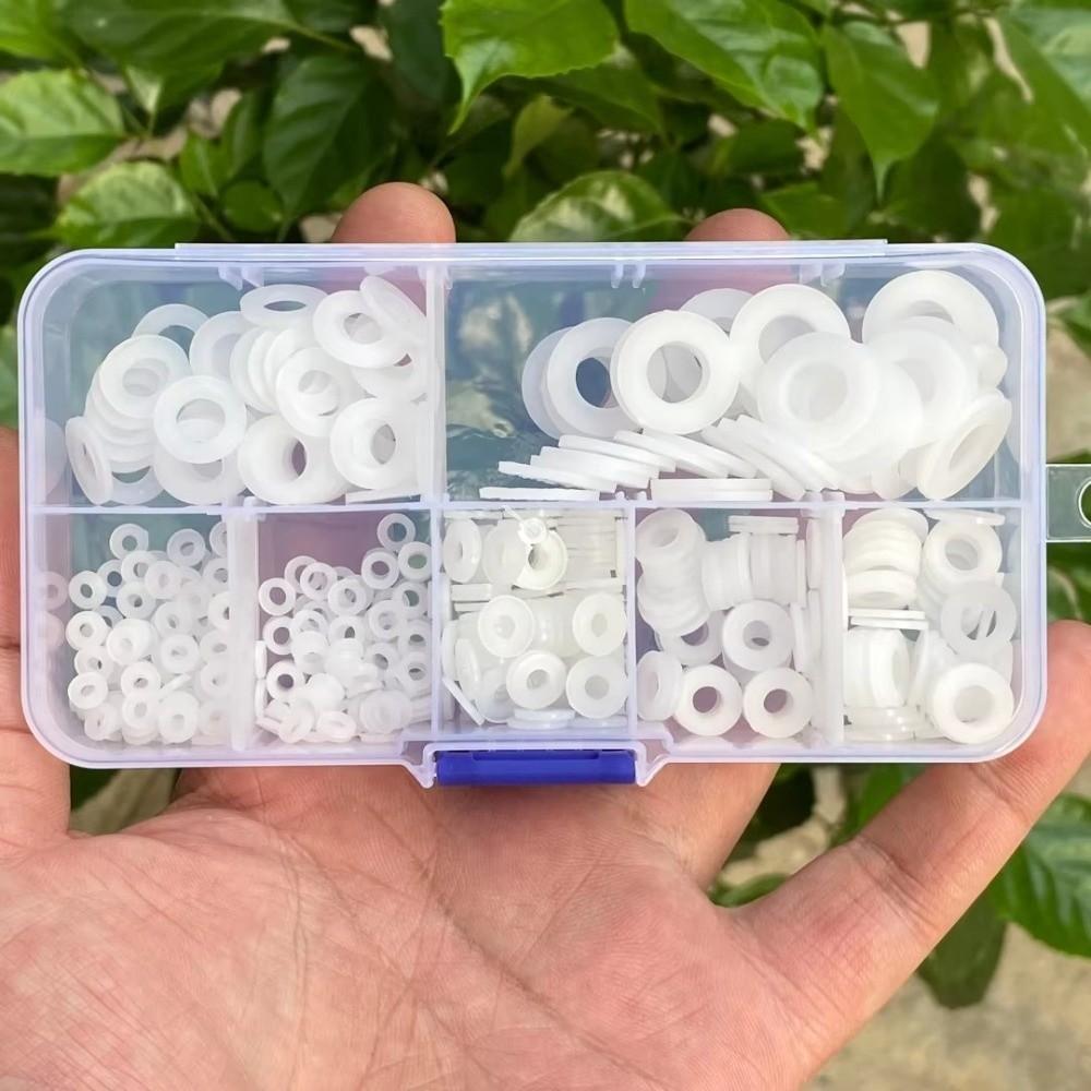 250/500PCS Plastic Washer Assortment Sealing Ring for Screw Bolt