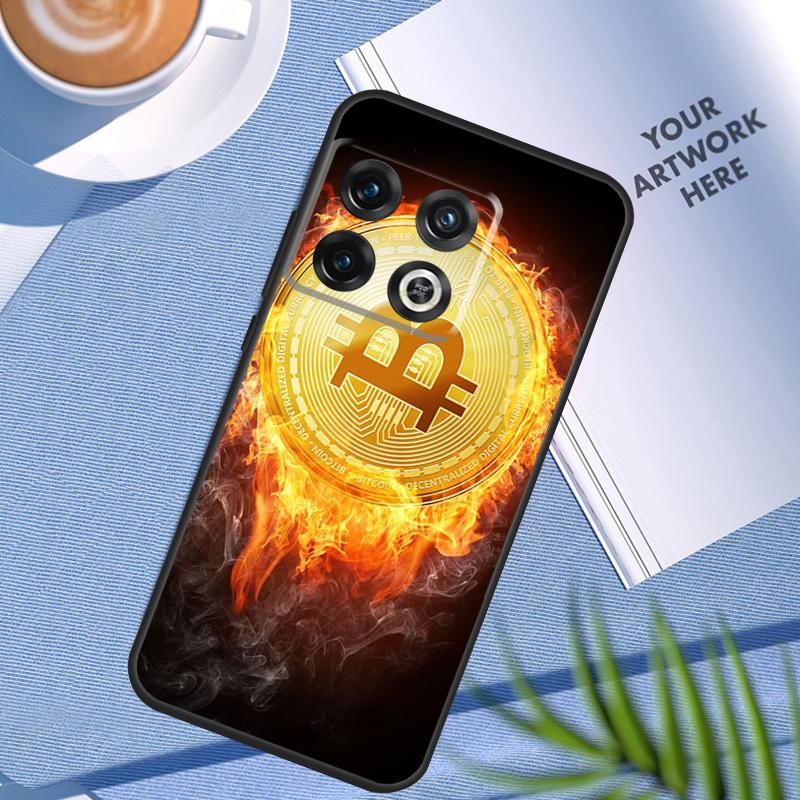 Чехол для OnePlus 11 12 9 10 Pro 10R 9R 8T 10T 12R Nord N10 N20 N30 2T CE4 CE 2 3 Lite с Bitcoin