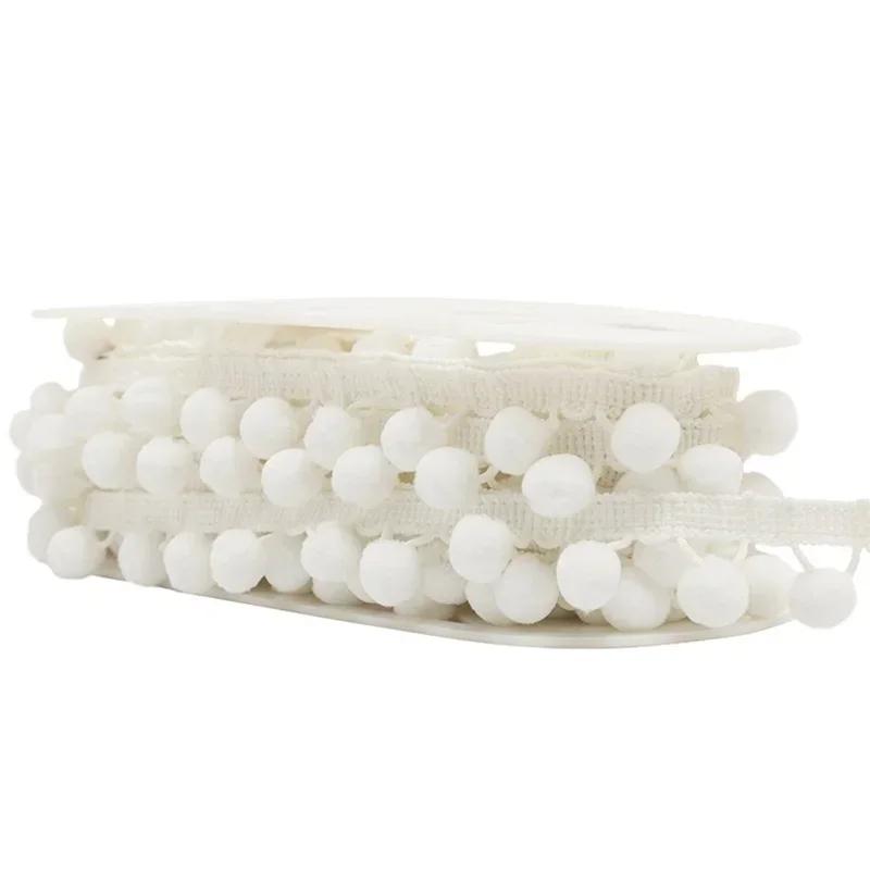 3 шт. 1 м 10 мм шариковая тесьма бахрома лента окантовка ремесло украшения аксессуары принадлежности одежда украшения подарки