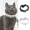 Pet Collar Adorable Dress-up Cat Dog Breathable Fashion Collar with Pet Lace Bell for Pet Birthday