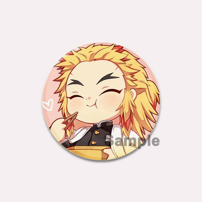 32/44/58 мм мультяшные броши ручной работы «Убийца демонов» Камадо Тандзиро/Хашибира Иносукэ, булавка Кочоу Синобу/Камадо Незуко Цуюри Канао, значок