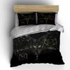 Goat head, pentagram, geometric shapes. Bedding sets Duvet cover sets Duvet covers Pillowcases(1*Duvet Cover 2*Pillowcases without duvet insert)