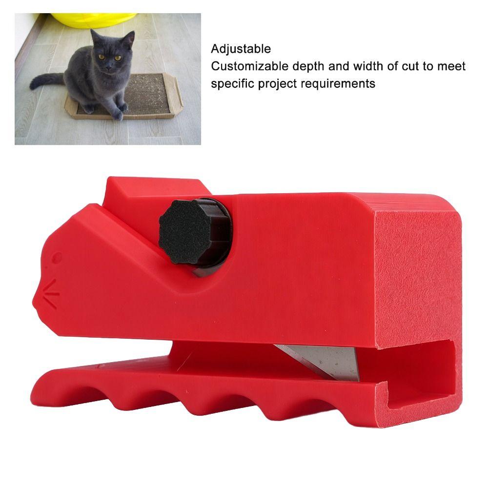 Adjustable Cardboard Cutter Handheld Cat Scratching Board Cutter Tool Cardboard Stripper DIY