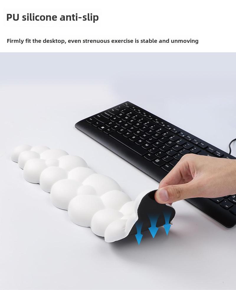 Горячая Распродажа Однотонная Цветная Пеноматериала с Эффектом Памяти Клавиатура Поддержка Запястья Для Набора Настольных Текстов