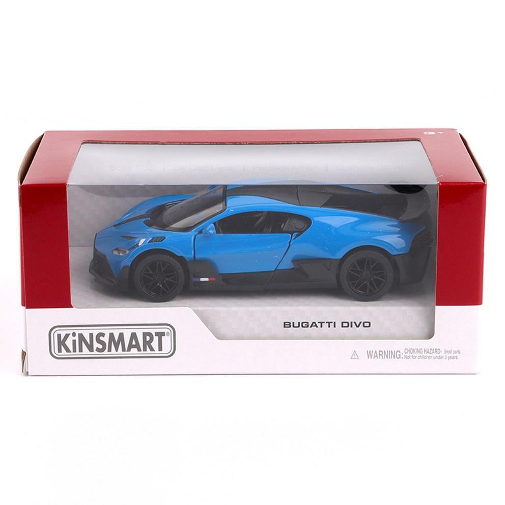Kinsmart Bugatti Divo KT5442 Литая модель автомобиля, Синий