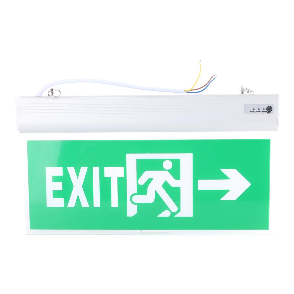 110-220V Acrylic LED Emergency Exit Sign Lamp Evacuation Indicator Light
