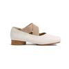 Leather Ballet Shoes Popular CMCMCM High Heel Comfortable Soft Sole Shallow Mouth Single Shoes Cross-tied Mary Jane Shoes