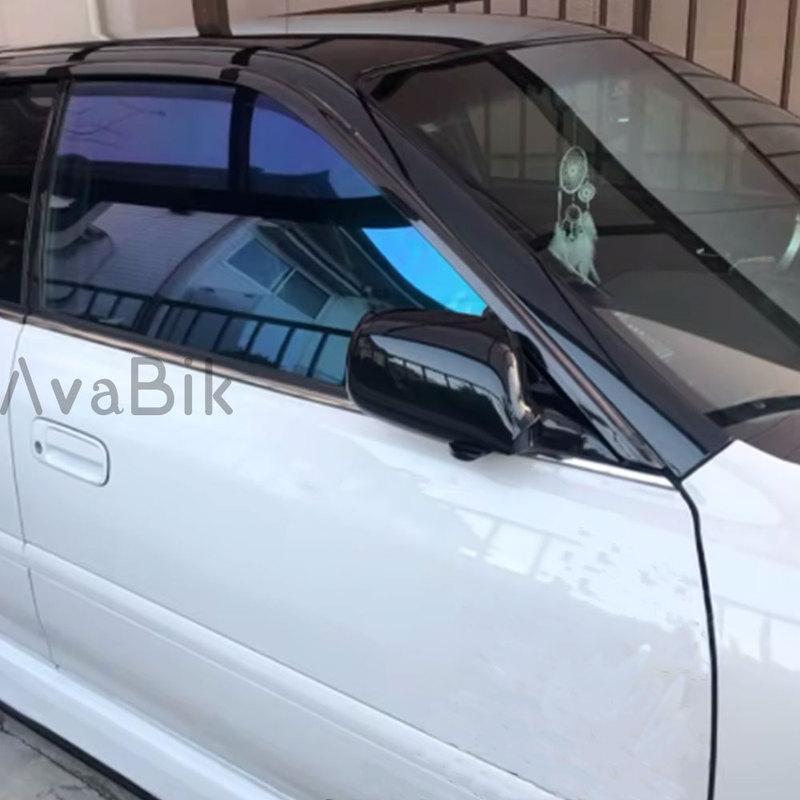 50x150/300 см Автомобильное Заднее Окно Боковое Лобовое Стекло Солнцезащитная Супер Фиолетовая Сине-Зеленая Хамелеон Тонировка VLT 59% Пленки для Лобового Стекла