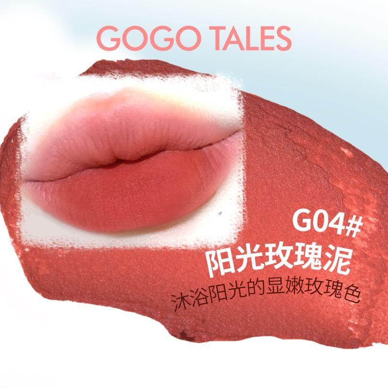 GOGO TALES - Стойкая губная помада-мусс 'Облако' (1-4)