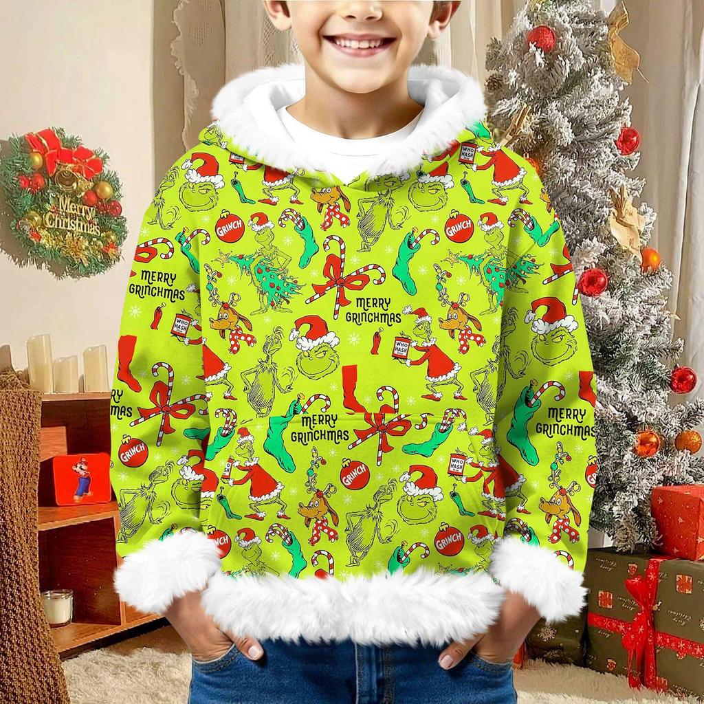 Детский свитшот для девочек и мальчиков, с длинным рукавом, легкая повседневная толстовка с капюшоном, свободный удобный свитшот