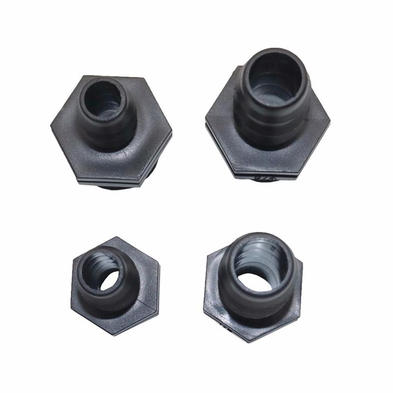 1/2", 3/4" Наружная резьба Прямой соединитель Сельскохозяйственные и ирригационные соединения к DN16 DN20 Садовый шланг Пластик 5 шт.