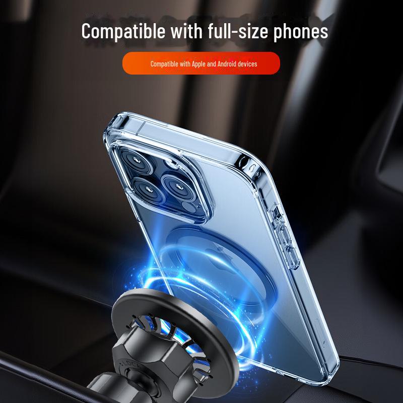 Магнитный держатель телефона на вентиляционную решетку автомобиля 2024 - Anti-Shake Magsafe для навигации в салоне