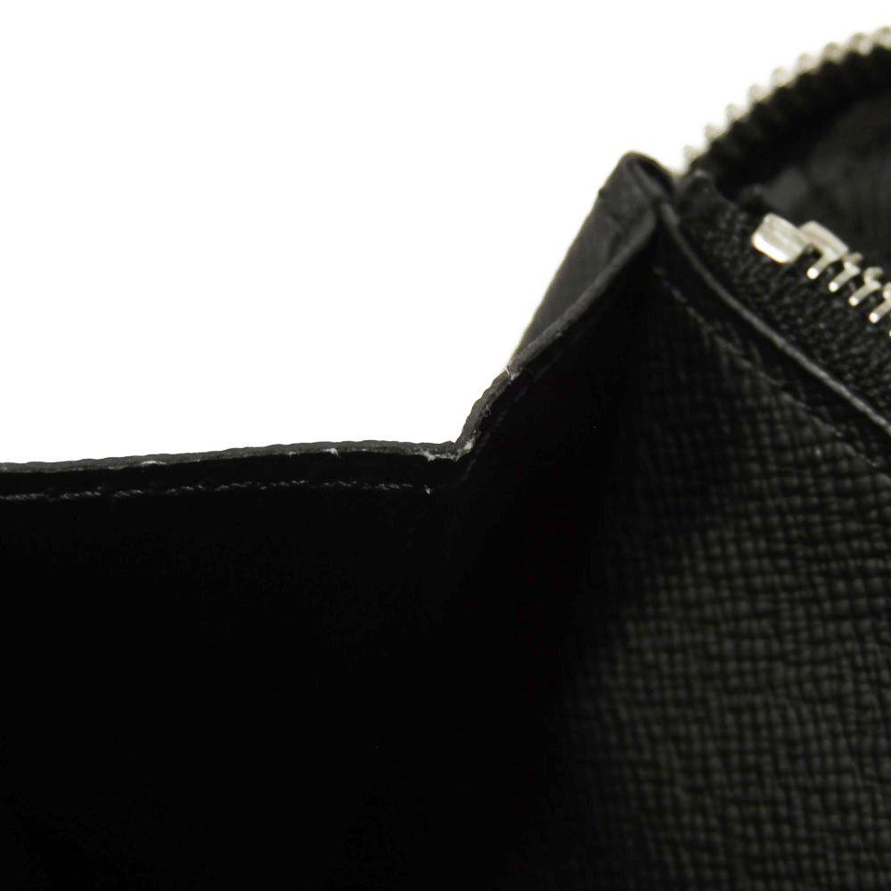 Used Zippy Organizer NM (12564) M30056 7940, New LV Logo, Black, Zip Around, RFID, Current Model Taiga Noir Men's from