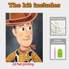 Disney Pearl Painting Toy Story Woody Art Kit Adult Beginner Home Wall Decor Special Shape