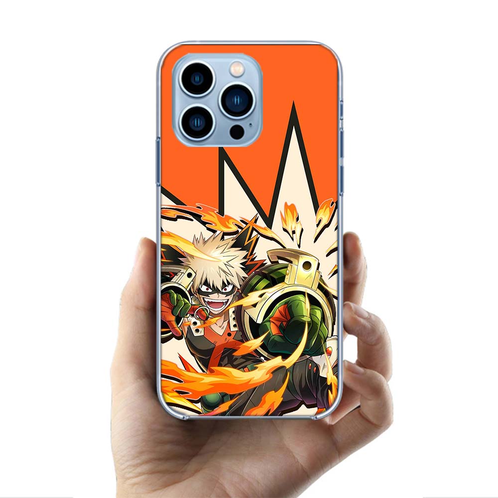 My Hero Bakugou Katsuki Cases Phone Case For Iphone 17E 16E 17 Air 16 Pro Max 15 Pro 14 Plus 11 13 12 Mini Cover Cases Compatibl