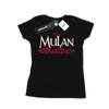 Disney Womens/Ladies Mulan Script Cotton T-Shirt