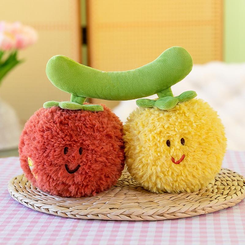 Мягкие фрукты Реалистичные овощные плюшевые игрушки Коралловый флис Набивные Декор для игровой комнаты Подарок
