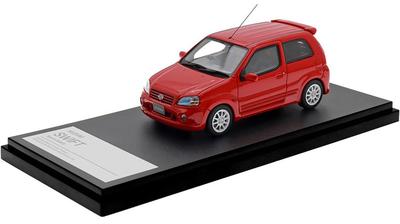 Модель автомобиля Interallied Hi Story Suzuki Swift Sport ярко-красного цвета, масштаб 1/43. (2003)