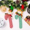Haobei Новогодний Эльф Леденец-трость Подвеска Украшение