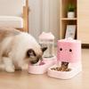 Easy Refill Cat Feeder 2pcs Automatic Pet Feeders Set Capacity Cat Food Dispenser Indoor Water Dispenser for Cats Small Pets