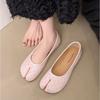 Новые женские лоферы в корейском стиле с разделенными пальцами, мелко вырезанные балетки-слипоны на удобной застежке Мэри Джейн, обувь Таби для весны/осени