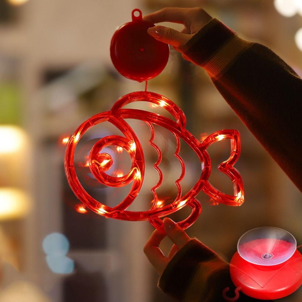 Suction Cup Window Lamp Decoration Dragon Light Pendant Chinese New Year New Year Hanging Light