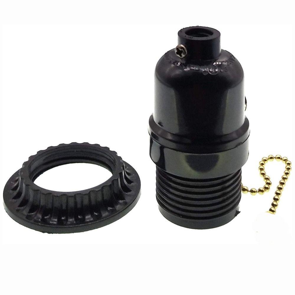 250 В бакелитовый цоколь E27 с выключателем, полезный держатель лампы, подвесной светильник