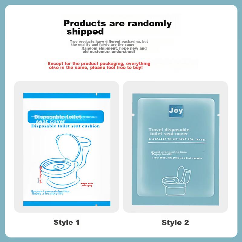 Disposable Toilet Seat Cover, Hotel Seat Pad Set, Thickened Seat Cover, Non-Woven Fabric Toilet Seat Ring, Travel Essential, Must-Have Item