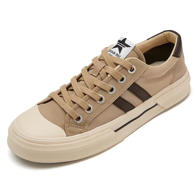 New Summer Men's Shoes Fashionable and Versatile Men's Cloth Shoes Comfortable Mesh Breathable Low Top Casual Shoes