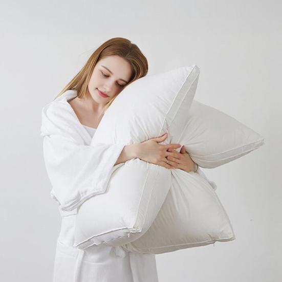 Простая подушка-основа Подушка-основа средней поддержки Гипоаллергенный Вставка для подушки, пригодная для машинной стирки, для спящих на боку, спящих на спине