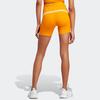 Adidas X Stella McCartney Truepace Logo Print Tight Fitness Shorts Women Shorts Deep-Orange Yellow HS1709