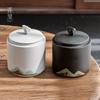 Yuanshan Tea Jar Large Sealed Ceramic Storage Jar Pu'er Storage Tank Stoneware Tea Warehouse Tea Storage