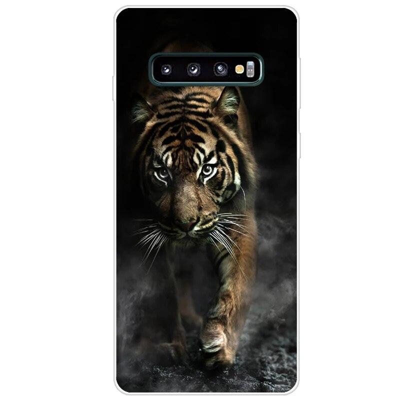 Новейший чехол из ТПУ с принтом для Samsung Galaxy S10 S10 + чехол для телефона Samsung S10 Plus S10e, задняя крышка, бампер Fundas Coque