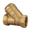 Brass Y-Type Strainer Check Valve BSP Female Thread for Hot Cold Water Heating Pipeline