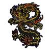 Chinese Dragon Golden Jeans Decoration On Clothes Clothing Accessory Patch Applique DIY