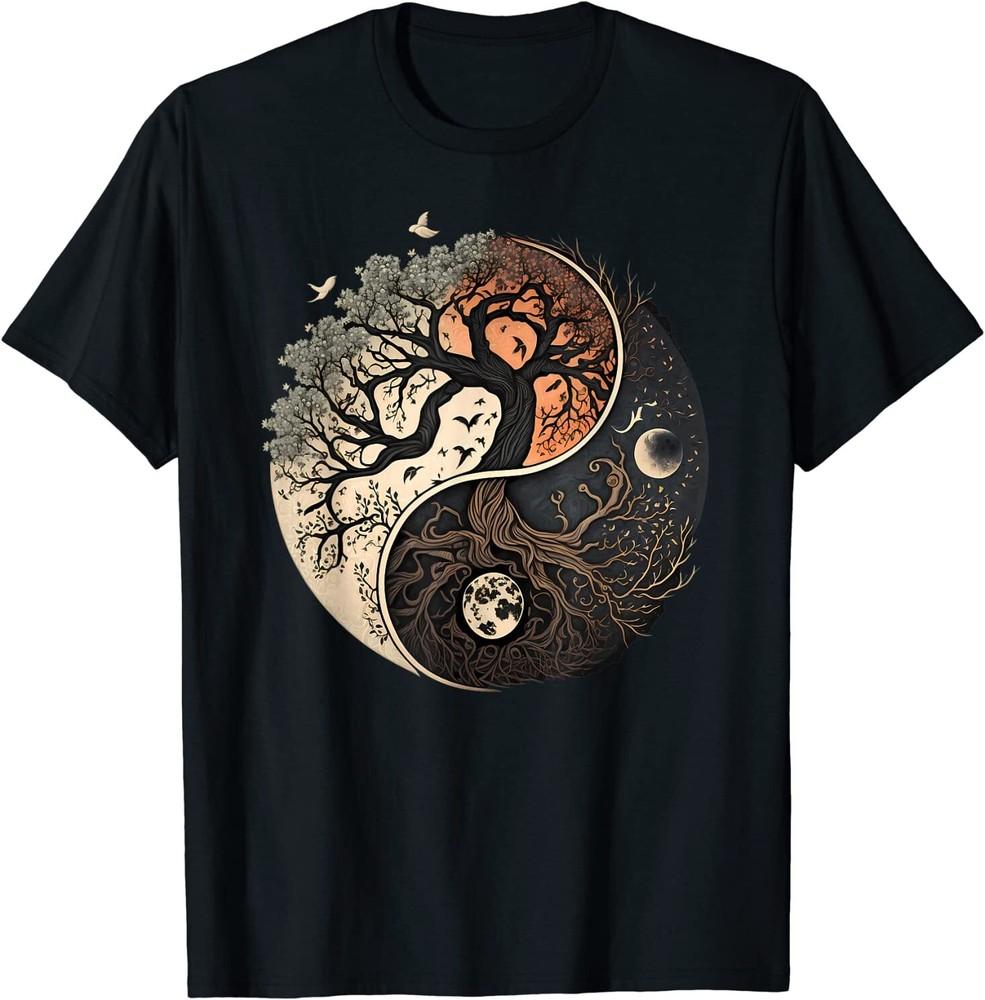 Tree of Life Yin Yang Design Great Idea Premium T-Shirt
