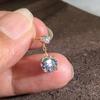 Серьги-подвески Huitan Shiny Cubic Zirconia для женщин, привлекательные подвески, свадебные украшения, модные изысканные аксессуары