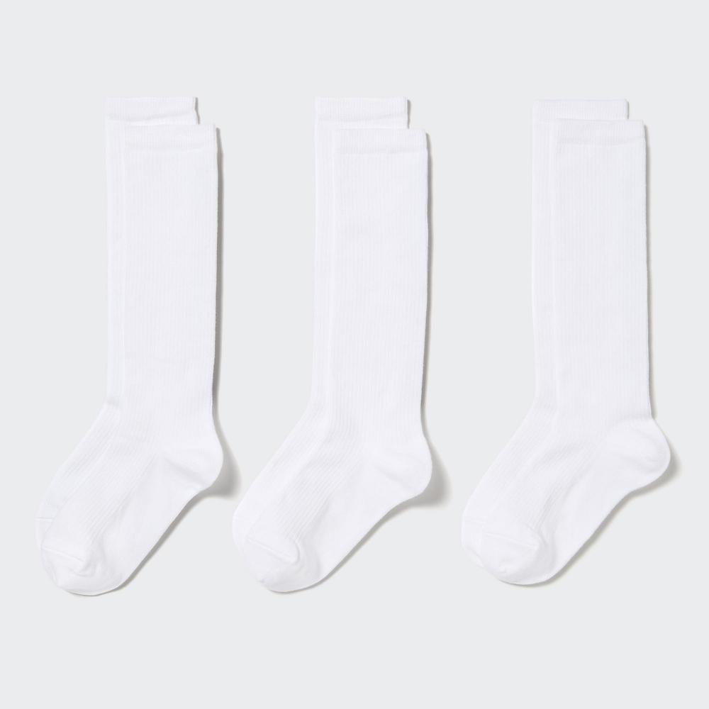 Uniqlo Японские высокие носки, комплект из 3 пар 